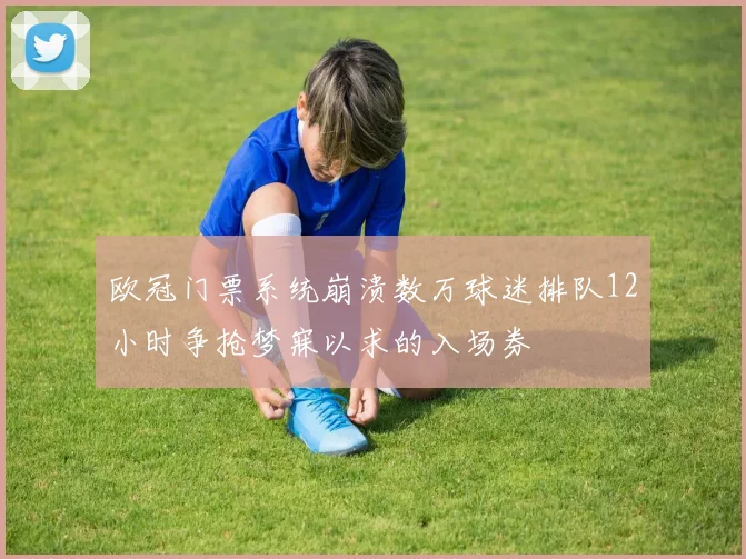 欧冠门票系统崩溃数万球迷排队12小时争抢梦寐以求的入场券